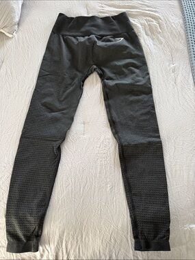 Gymshark Black/dark gray Seamless High-Rise Leggings